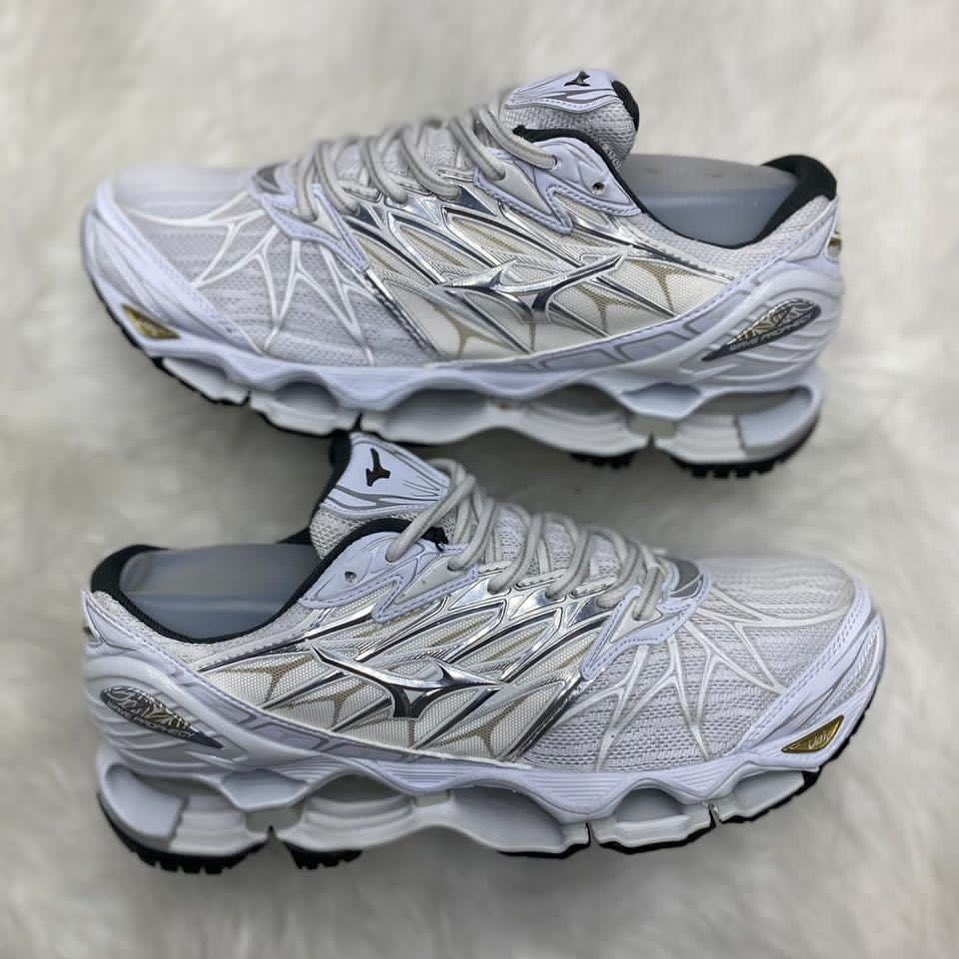 Tênis Mizuno Wave Prophecy 7 Branco Refletivo