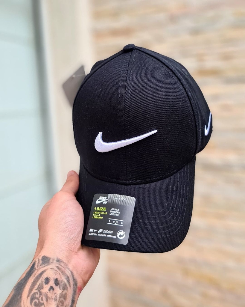 Boné Nike Preto Branco - Comprar em Fwstoree