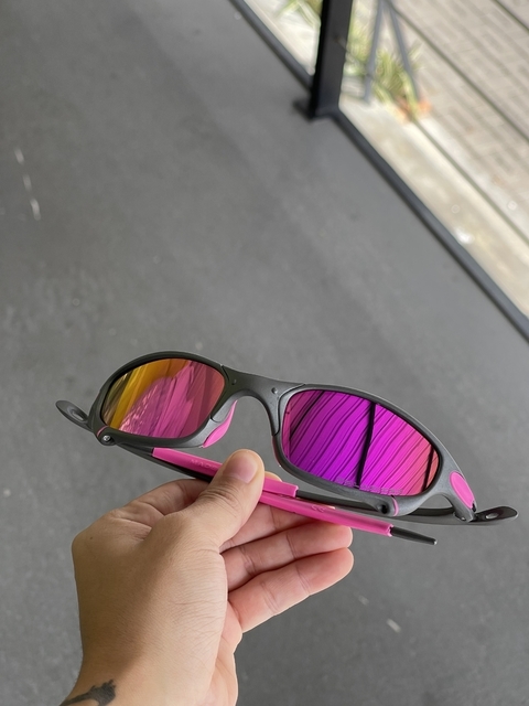 Óculos de Sol Oakley Juliet (Prata Lente Rosa) PENNY 520