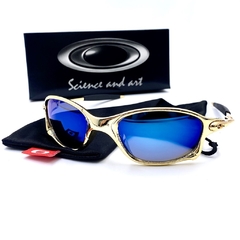 Óculos Oakley Juliet Doublexx cromado azul ⋆ Sanfer Acessórios