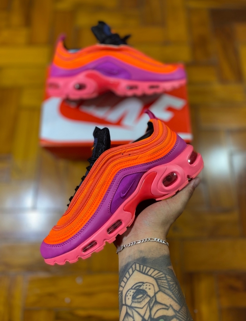 air max 97 rosa refletivo original
