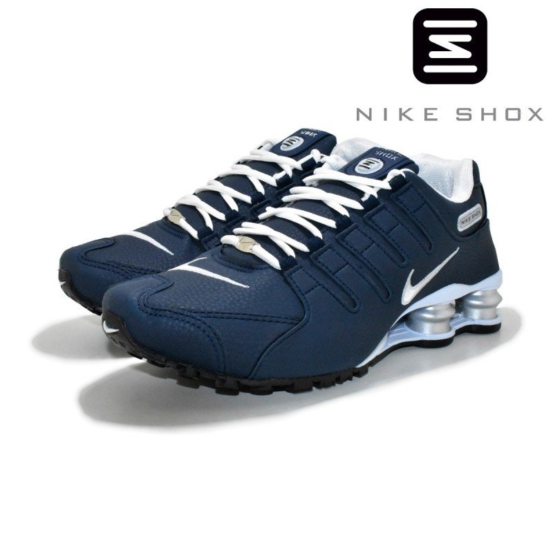 Tênis Nike Shox nz 4 Molas Azul/Prata - Fwstoree