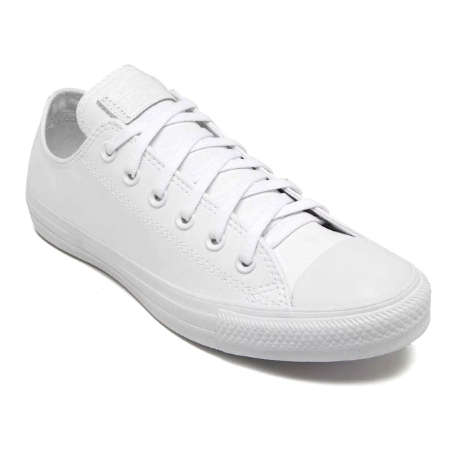 converse unisex white leather sneakers