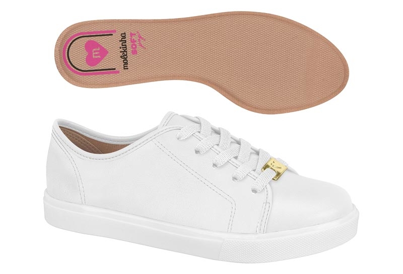 Tenis Molekinha 10/2020 2163108 Branco/napa
