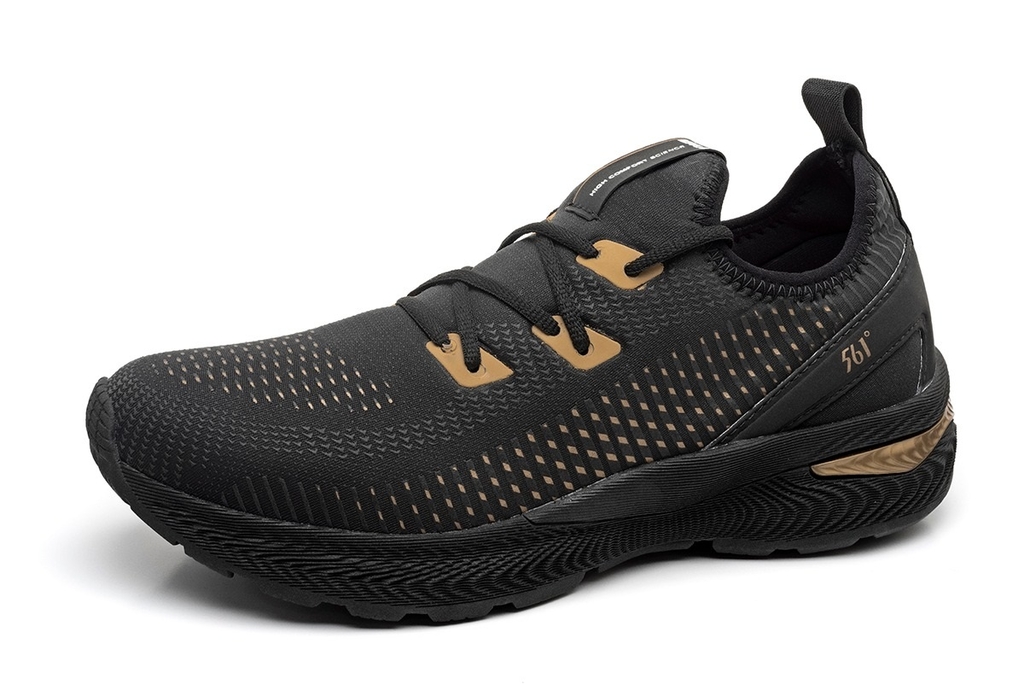 Tenis Replay 03/2021 Rp190 Preto/dourado