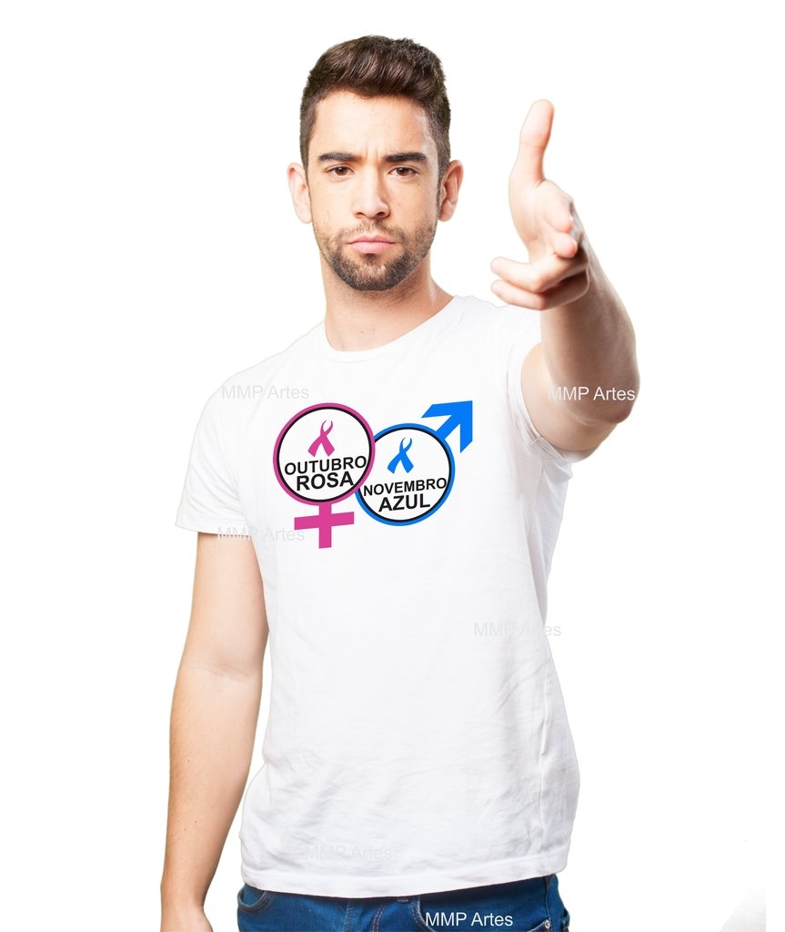 camiseta novembro azul personalizada