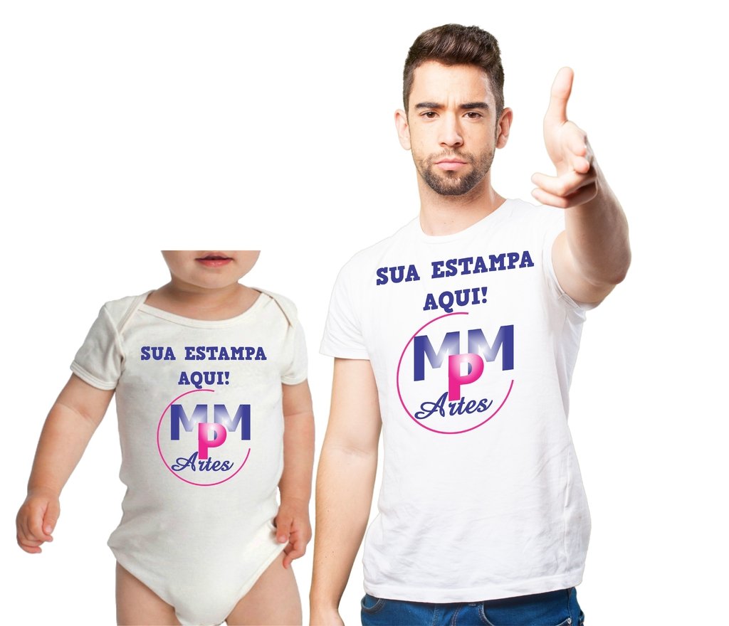 Kit Camiseta Tal Pai Tal Filho Ou Filha Personalizado