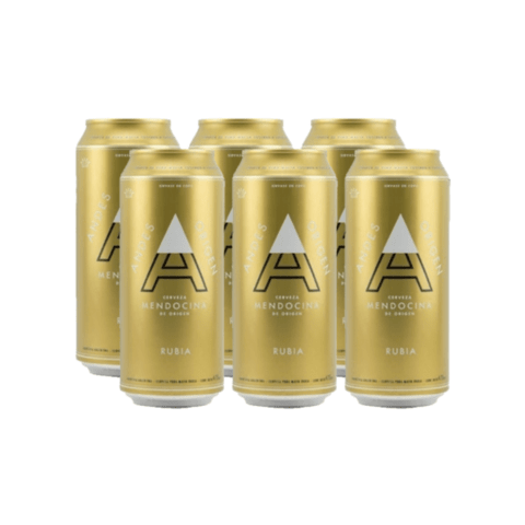 Andes Rubia. Lata 473ml Six Pack (Argentina)