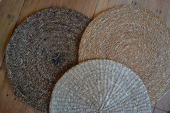 Individual Seagrass Con Hilo Natural Ø40 cm - comprar online
