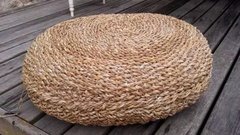 Puff Almohadón Redondo Grande Seagrass 80x20 cm - comprar online