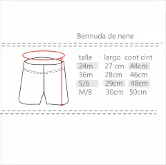 Niño/ Bermuda rustico - comprar online