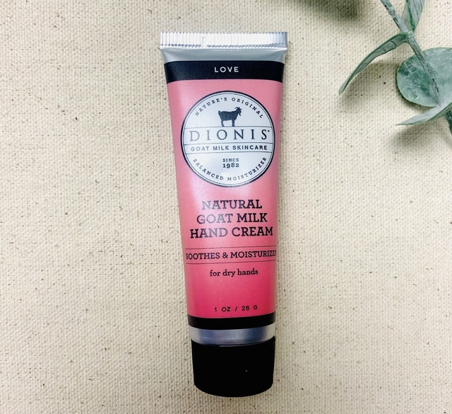 DIONIS GOAT MILK HAND CREAM 28 GR THE CAPRI STORE