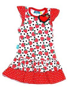 vestido frutillas (viene sin prendedor)