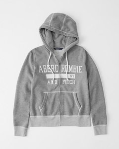 Campera Abercrombie & Fitch - Gris