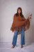 Poncho TRENZA Y FLECOS