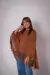 Poncho TRENZA Y FLECOS - comprar online