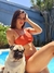 BIKINI UN HOMBRO ART:51653 VEDETTINA FRUNCE- MORLEY ART:42652