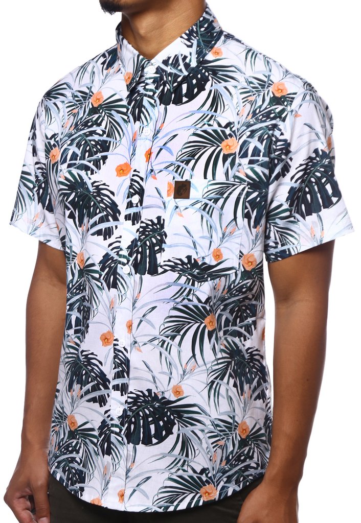 camisa estilo tropical