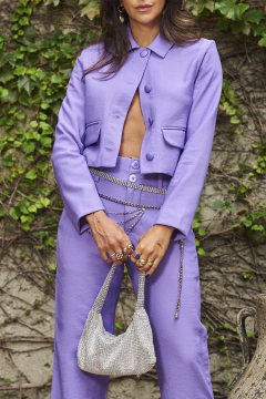 Blazer Midi de Viscose na internet