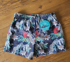 Short Burucuya Azul