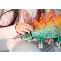 Libro + Maqueta para armar  - La era de los dinosaurios -  Estegosaurio 3D - Manolito Books - tienda online