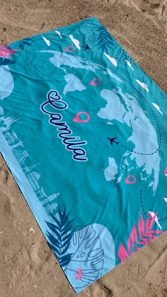 Canga de Praia Personalizada | Estampa Travel na internet
