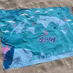 Canga de Praia Personalizada | Estampa Travel