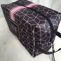 Necessaire Box Personalizada | Estampa Geometric - Âncora Pink