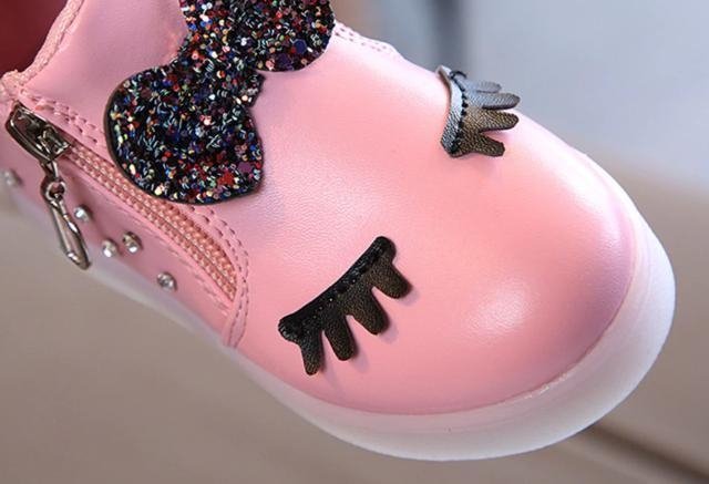 Tênis Infantil com Led Unicórnio