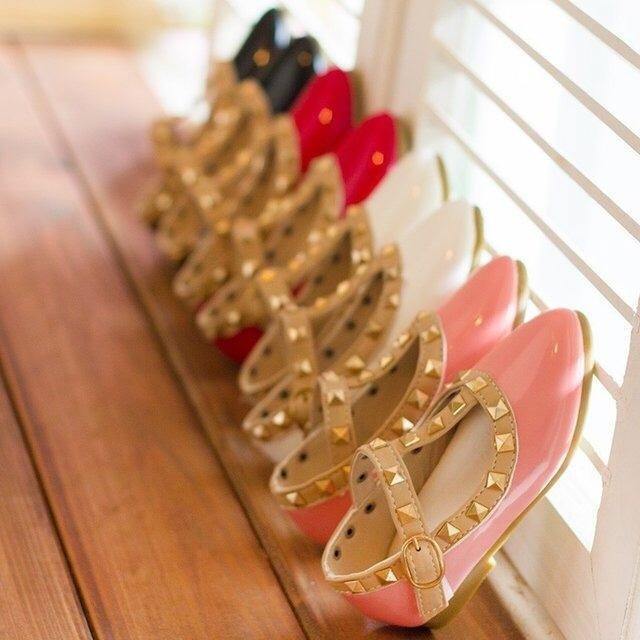 Sapato Infantil Inspired Valentino - Cereja Outlet