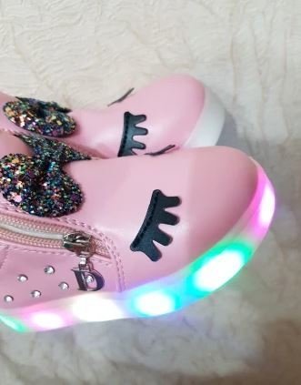 Tênis Infantil com Led Unicórnio