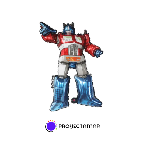 Globo Transformers Cuerpo 22 Pulgadas (Optimus Prime - Bumblebee)