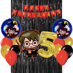 Combo Cumpleaños Globos Temática Harry Potter - tienda online