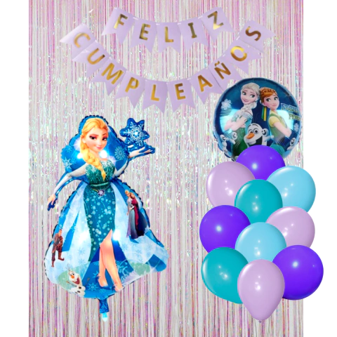 Kit Combo Sirenita Ariel Deco Cumpleaños - PROYECTAMAR