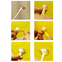 Palito Porta Globo de colores 40cm x 10 unid. - tienda online