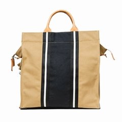 Combo - Shopping Bag Zíper + Nécessaire + Case para Laptop - Ocre e Preto - comprar online