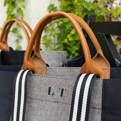 Shopping Bag Cadarço - Ocre e Bege Vertical - MNOVAK Design