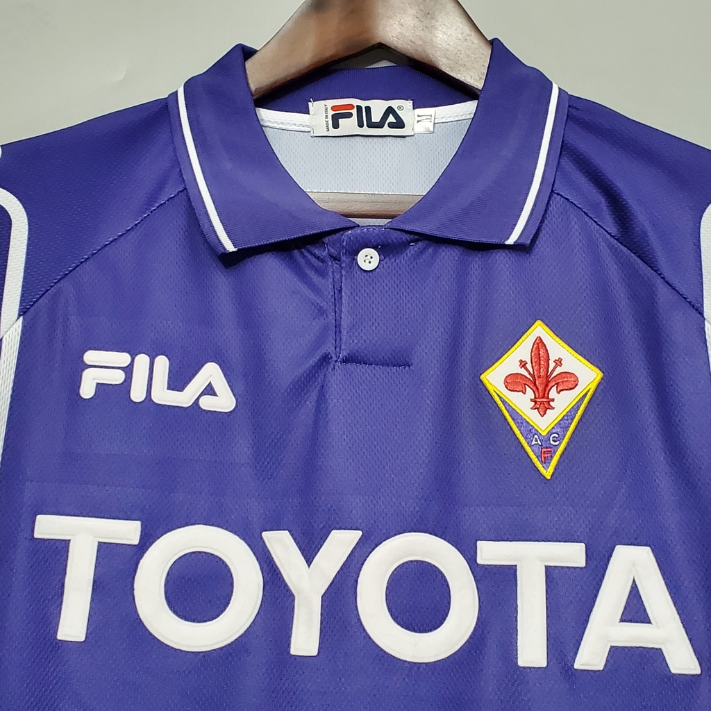 Camisa Fiorentina I 1999 - Torcedor Fila Masculino - Roxa