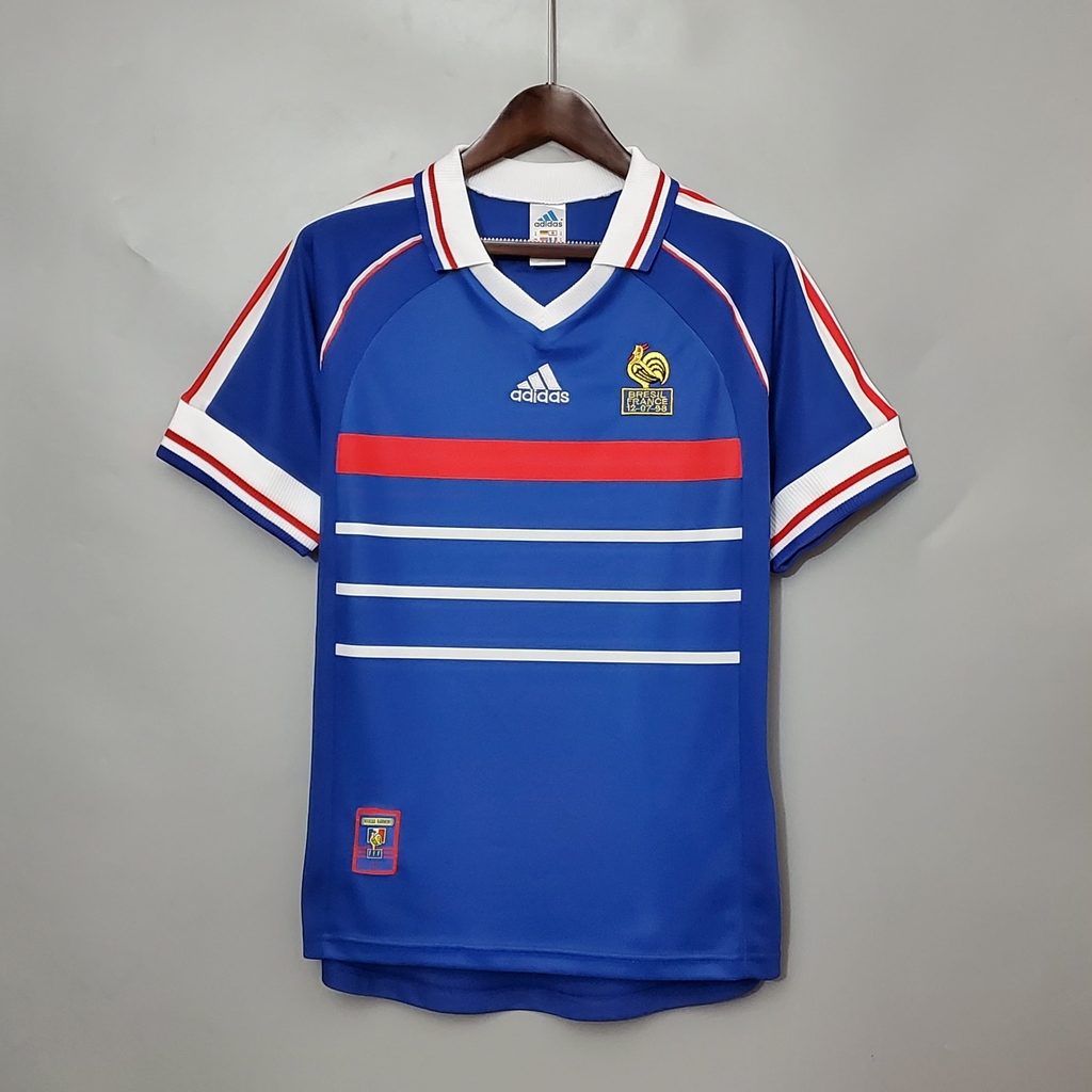 Camisa Seleção França I 1998 - Torcedor Adidas Masculino