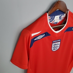 Camisa Inglaterra Away 2008 - Torcedor Umbro Masculino - Vermelha