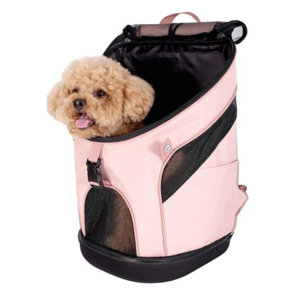 Bolso Ibiyaya Mochila Ultralight Backpack Coral Pink para Mascotas