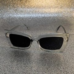 Óculos De Sol Quadrado Gatinho Cinza Transparente - loja online