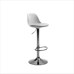 BANQUETA TULIP GIRATORIA (BA-8017S) COLOR GRIS