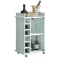 MUEBLE BAR LAGUNA 1 PUERTA VIDRIO PO2285 - comprar online