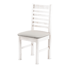 OUTLET SILLA LUNA (19026) LUSTRADA BLANCO