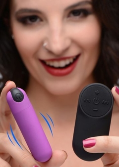 BANG Bala vibradora con control remoto - Purple - tienda en línea