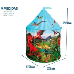 CARPA INFANTIL POPPI CASTILLO DINOSAURIOS JUGUETES CARPA INFANTIL POPPI CASTILLO DINOSAURIOS JUGUETES