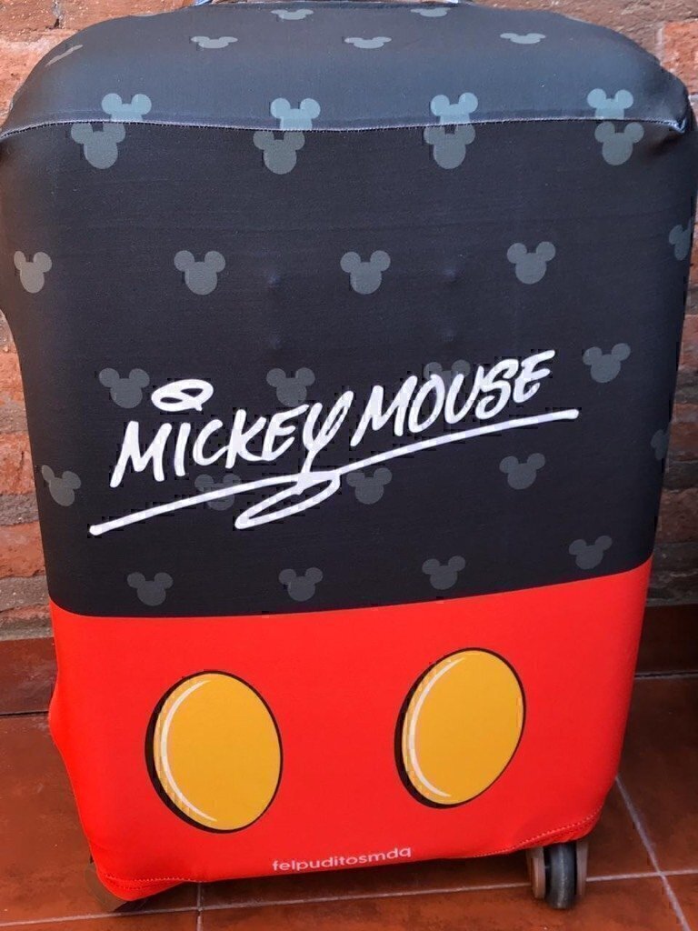 Maleta cabina 55 cm 4 ruedas rigida Mickey Draw the line