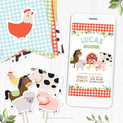 KIT IMPRIMIBLE - ANIMALES DE LA GRANJA