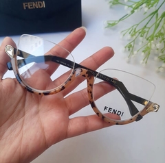 Oculos Armação p/grau Fendi meio aro - M&M Acessorios
